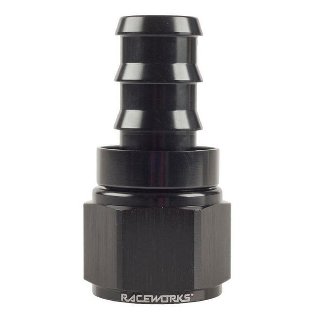 Raceworks 400 Series Push Lock Hose End Straight