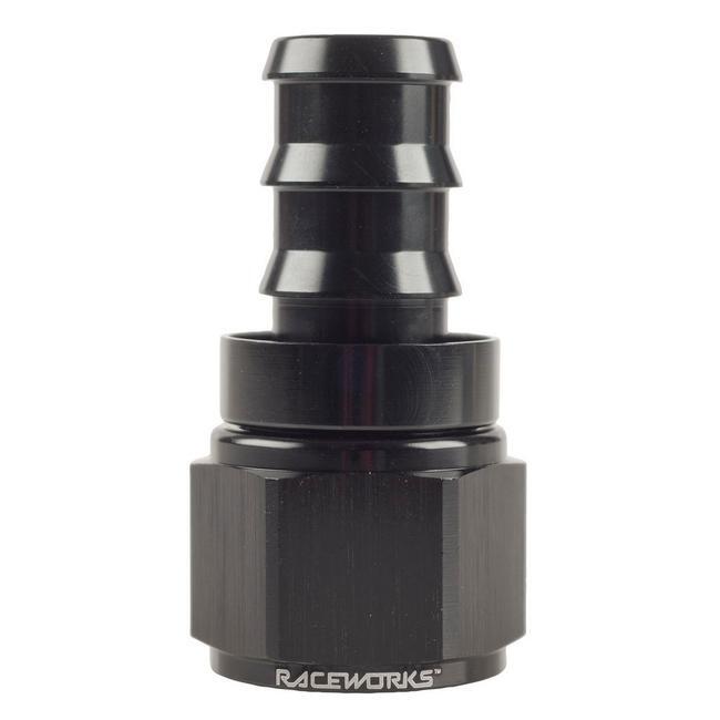 Raceworks 400 Series Push Lock Hose End Straight