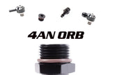 Radium 4AN ORB to 8mm Barb Fitting