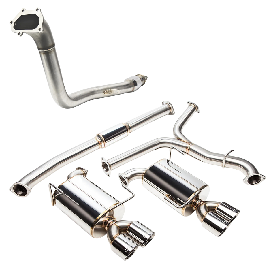 Cobb Turboback Exhaust with Korsh Down Pipe - 11-21 STI / 11-14 WRX