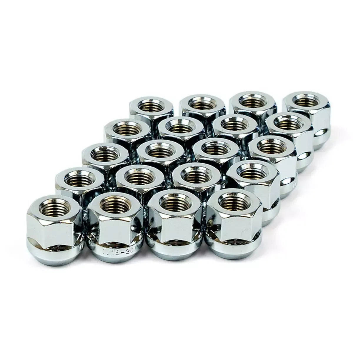 SAAS Wheel Nut Bulge Open End M12x1.25 Chrome 52165B - view 1