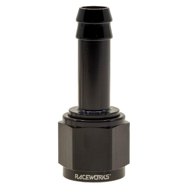 Raceworks AN Female to Hose Barb Straight Fittings