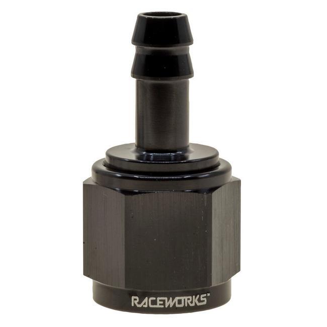 Raceworks AN Female to Hose Barb Straight Fittings