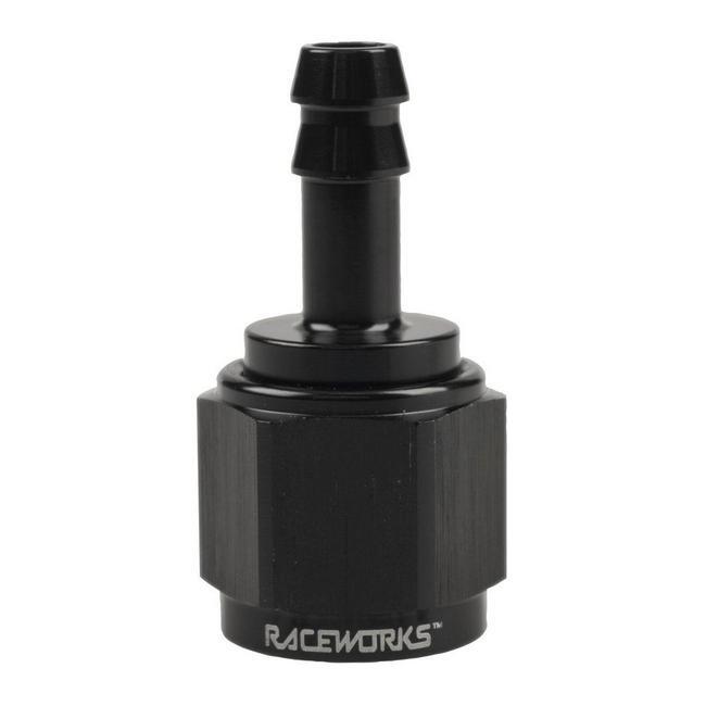 Raceworks AN Female to Hose Barb Straight Fittings