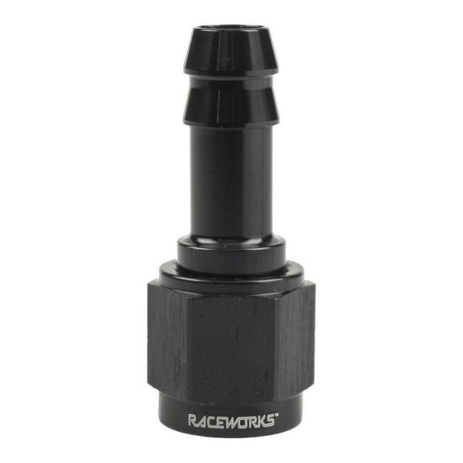 Raceworks AN Female to Hose Barb Straight Fittings