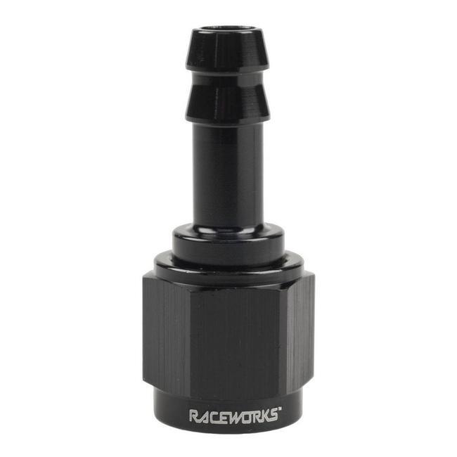 Raceworks AN Female to Hose Barb Straight Fittings