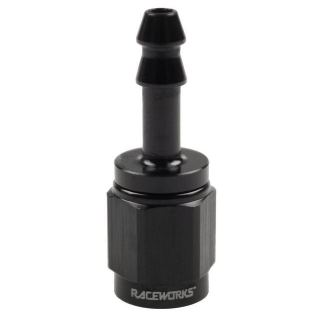 Raceworks AN Female to Hose Barb Straight Fittings