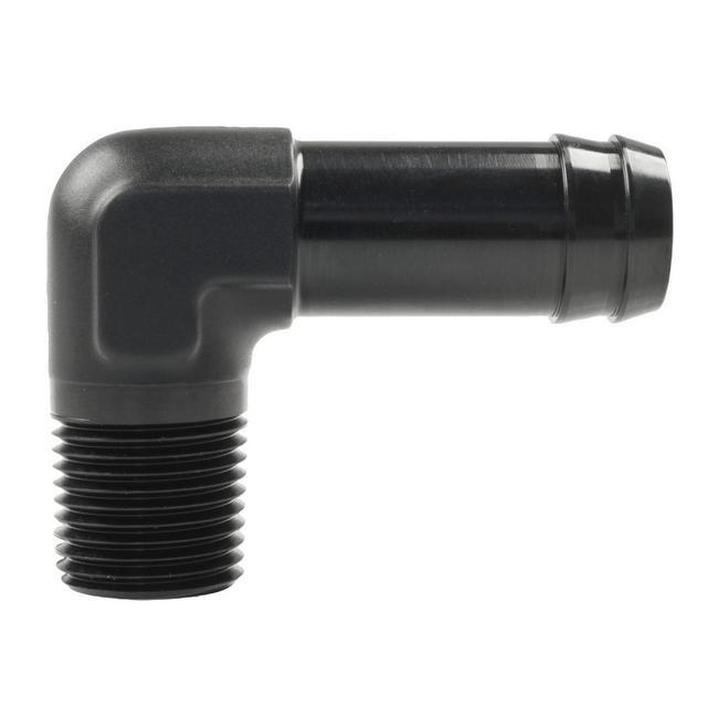 Raceworks Male NPT to Hose Barb 90 Degree Fittings