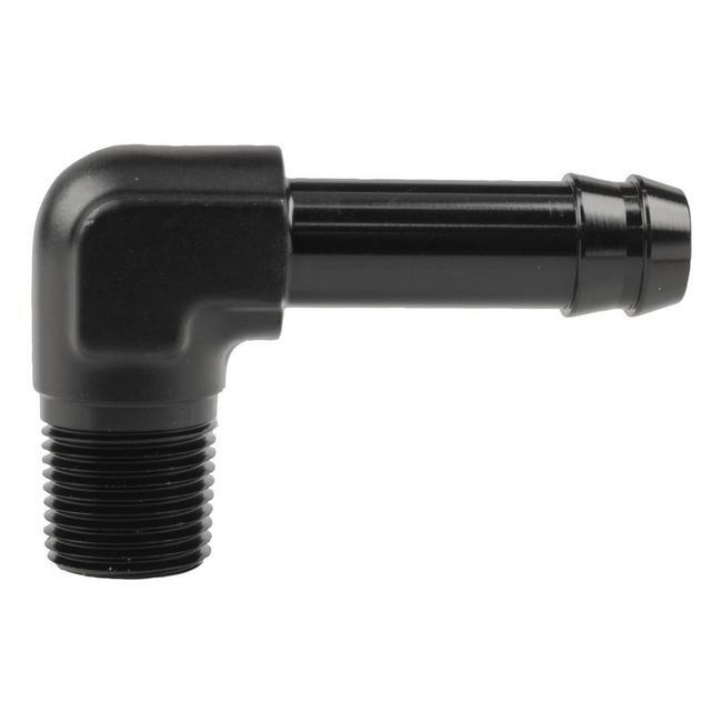 Raceworks Male NPT to Hose Barb 90 Degree Fittings