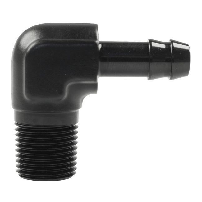 Raceworks Male NPT to Hose Barb 90 Degree Fittings