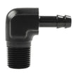 Raceworks Male NPT to Hose Barb 90 Degree Fittings
