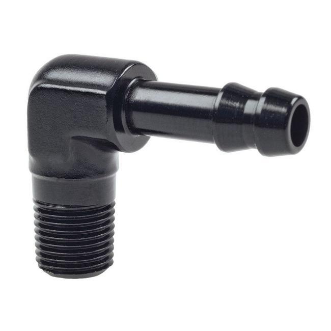 Raceworks Male NPT to Hose Barb 90 Degree Fittings
