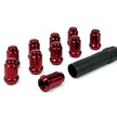 SAAS Wheel Nuts S/D 6 Spline 1/2 UNF Red 10Pk Incl Key 6330110R - view 3