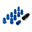 SAAS Wheel Nuts S/D 6 Spline M12x1.25 Blue 10Pk Incl Key 6330510BL - view 3