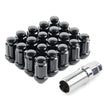 SAAS Wheel Nuts S/D 6 Spline 12x1.25 Black 20Pk Incl Key 6330520BC - view 3