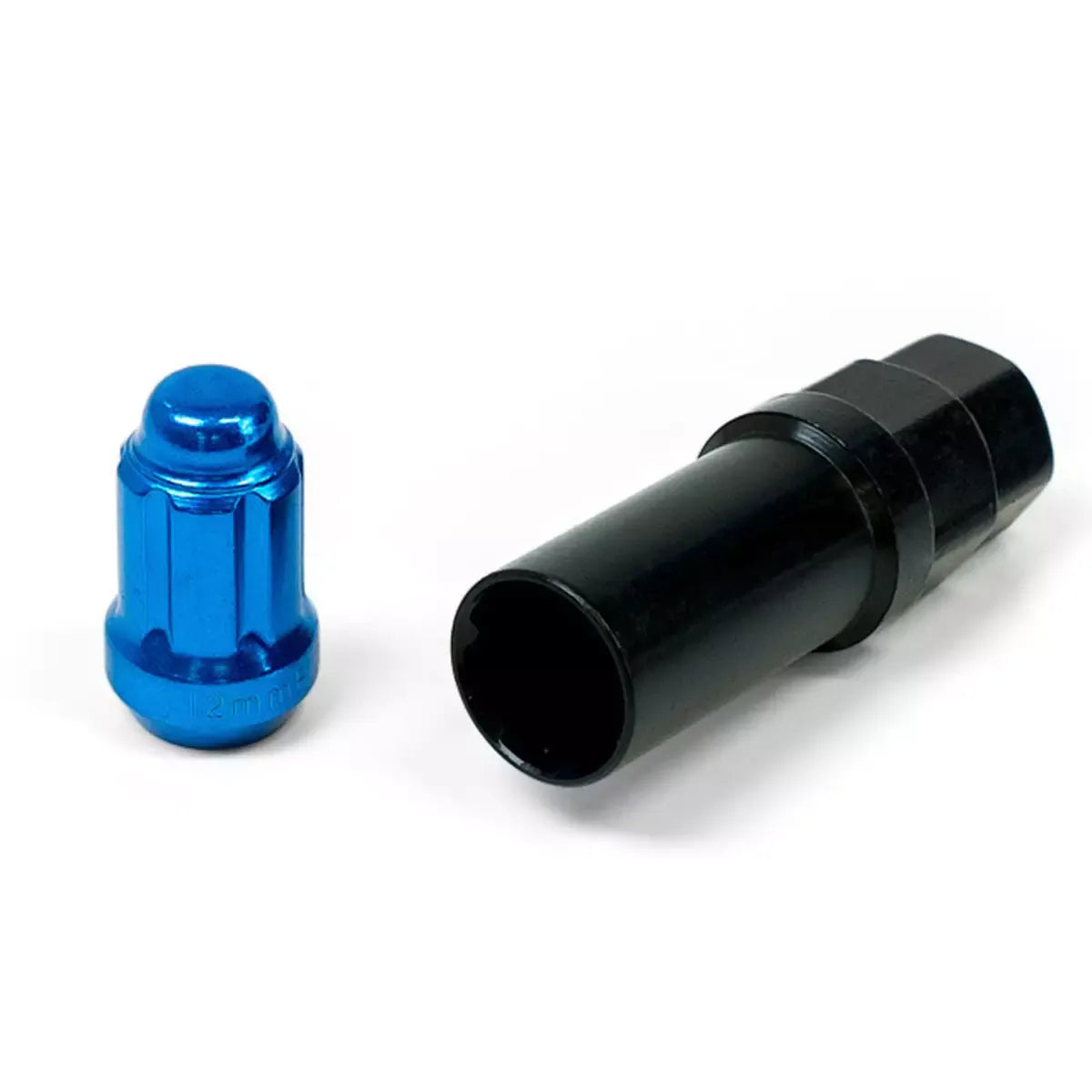 SAAS Wheel Nuts S/D 6 Spline M12x1.50 Blue 10Pk Incl Key 6330610BL - view 2