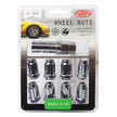 SAAS Wheel Nuts S/D 6 Spline M12x1.50 Chrome 10Pk Incl Key 6330610 - view 1