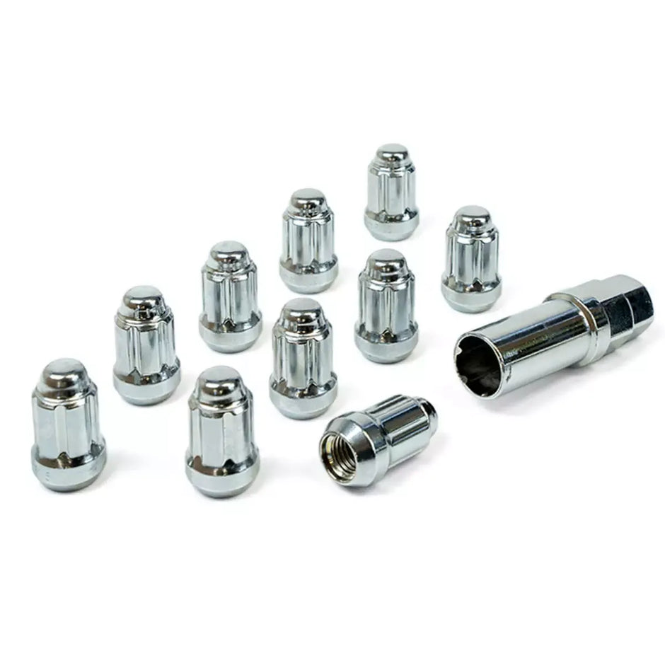 SAAS Wheel Nuts S/D 6 Spline M12x1.50 Chrome 10Pk Incl Key 6330610 - view 3