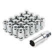 SAAS Wheel Nuts S/D 6 Spline 12x1.50 Chrome 20Pk Incl Key 6330620 - view 3