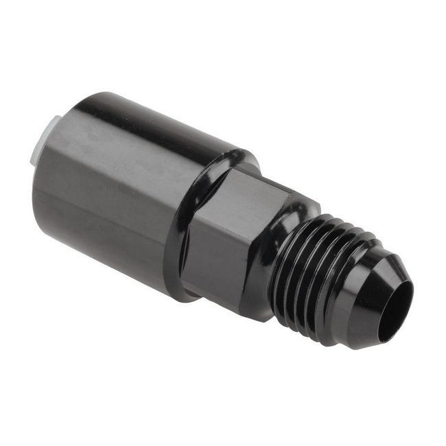 Raceworks Female SAE EFI Quick Connect Tube to AN Male Flare Straight Fittings (Plastic Insert)