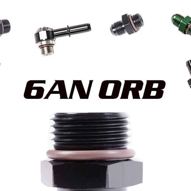 Radium 6AN ORB Bulkhead, 10mm SAE Male to Male
