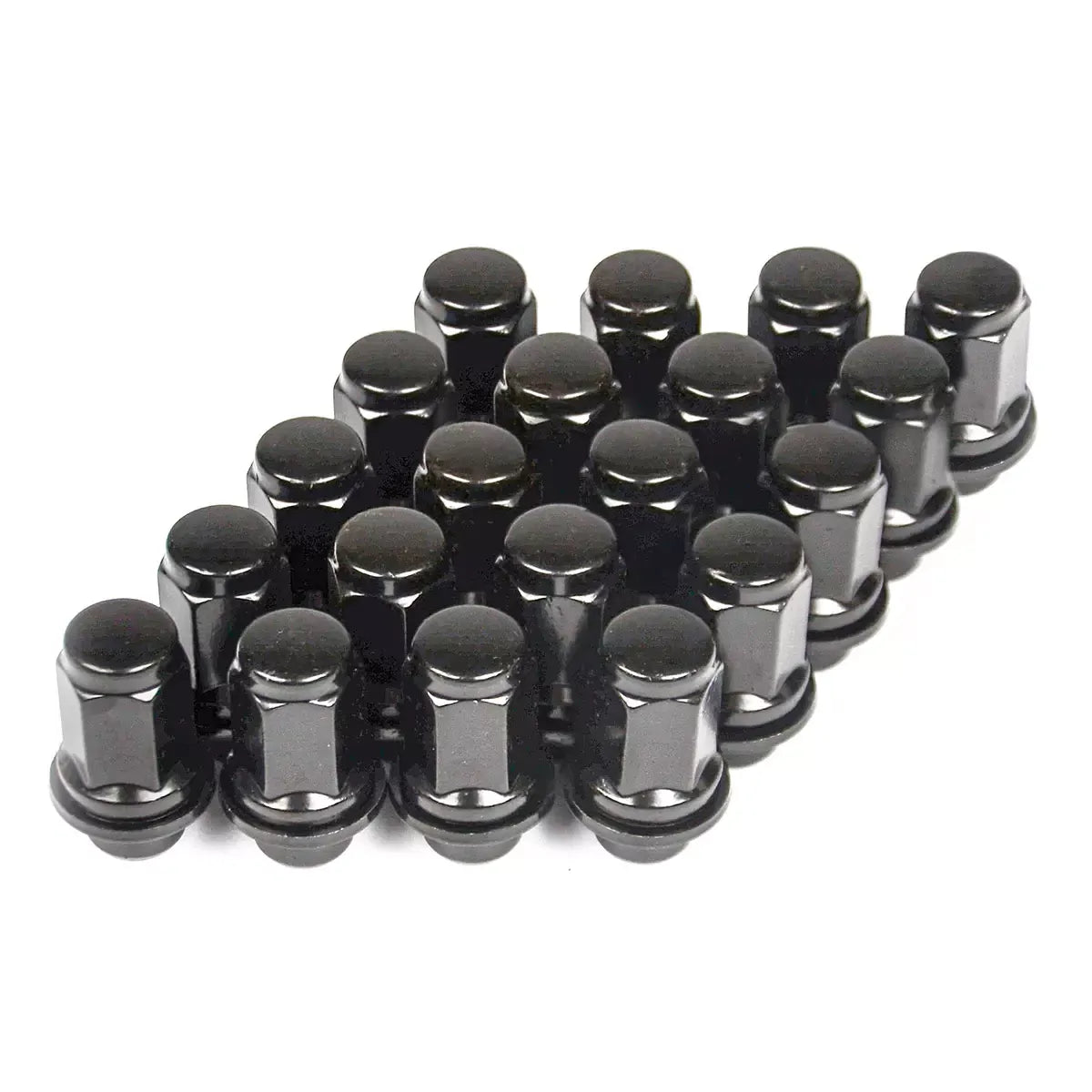 SAAS Wheel Nut Toyota 12x1.5 Black Closed End Taper 47mm Long with Washer 74745BBC - view 1