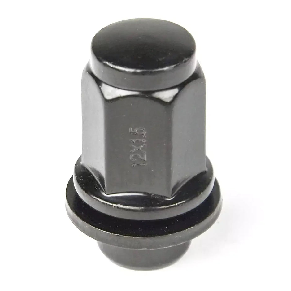 SAAS Wheel Nut Toyota 12x1.5 Black Closed End Taper 47mm Long with Washer 74745BBC - view 2