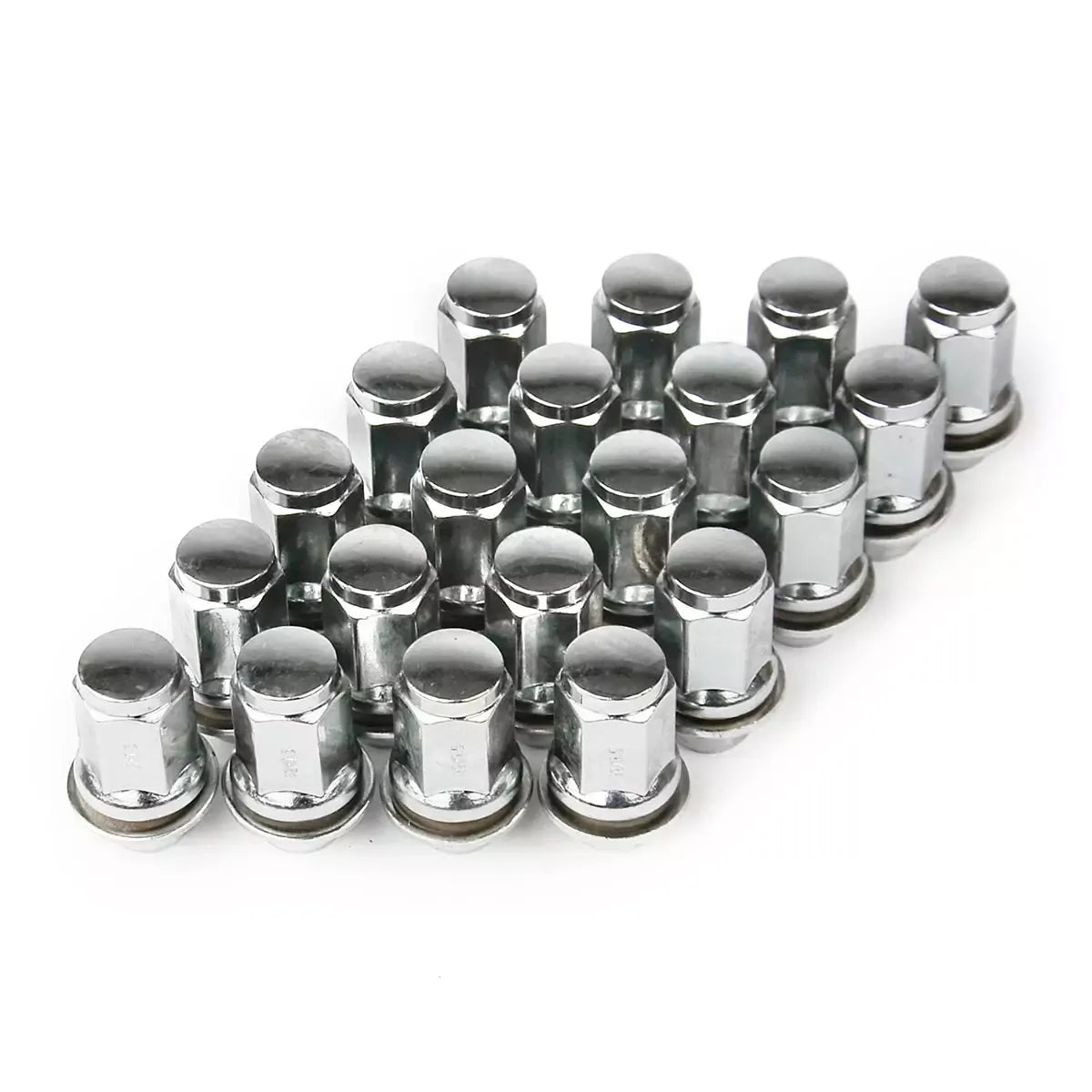 SAAS Wheel Nut Toyota 12x1.5 Chrome Closed End Taper 47mm Long with Washer 74745B - view 1