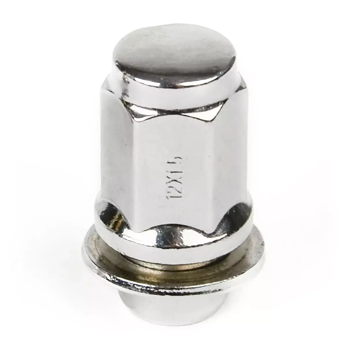 SAAS Wheel Nut Toyota 12x1.5 Chrome Closed End Taper 47mm Long with Washer 74745B - view 2