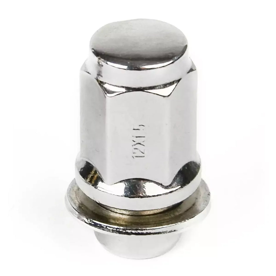 SAAS Wheel Nut Toyota 12x1.5 Chrome Closed End Taper 47mm Long with Washer 74745B - view 2