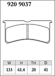 DIXCEL Front Brake Pads – Wilwood Calipers (20mm)