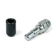 SAAS Wheel Nuts Internal Hex 1/2 UNF Black 10Pk Incl Key 8330110BC - view 2