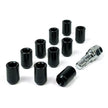 SAAS Wheel Nuts Internal Hex 1/2 UNF Black 10Pk Incl Key 8330110BC - view 3