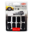 SAAS Wheel Nuts Internal Hex M12x1.25 Black 10Pk Incl Key 8330510BC - view 1