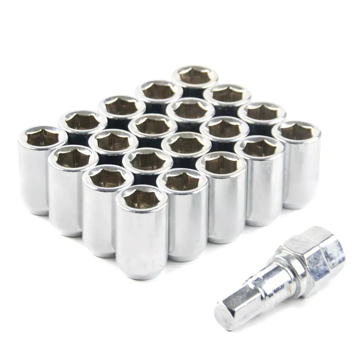 SAAS Wheel Nuts Internal Hex 12x1.25 Chrome 20Pk Incl Key 8330520 - view 3