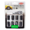 SAAS Wheel NutS Internal Hex M12x1.50 Chrome 10Pk Incl Key 8330610 - view 1