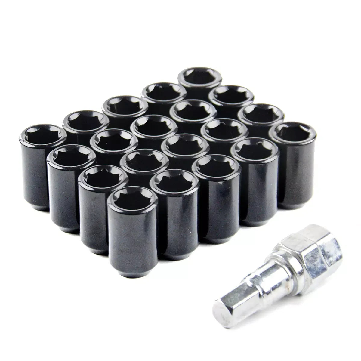 SAAS Wheel Nuts Internal Hex 12x1.50 Black 20Pk Incl Key 8330620BC - view 3