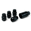 SAAS Lock Nuts Splined Acorn Bulge 1/2 Black Pk 4 923321BC - view 3