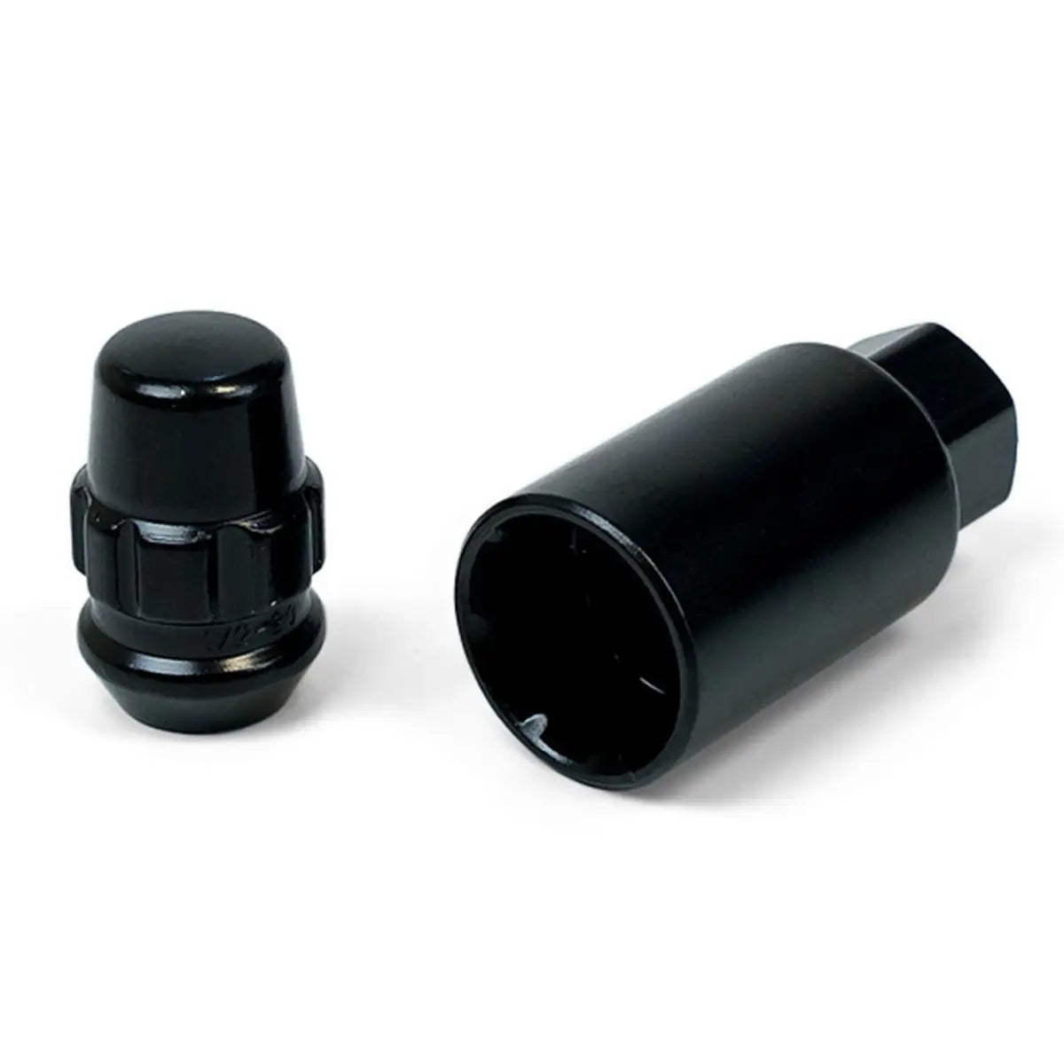 SAAS Lock Nuts Splined Acorn Bulge 1/2 Black Pk 4 923321BC - view 2