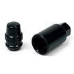SAAS Lock Nuts Splined Acorn Bulge 1/2 Black Pk 4 923321BC - view 2