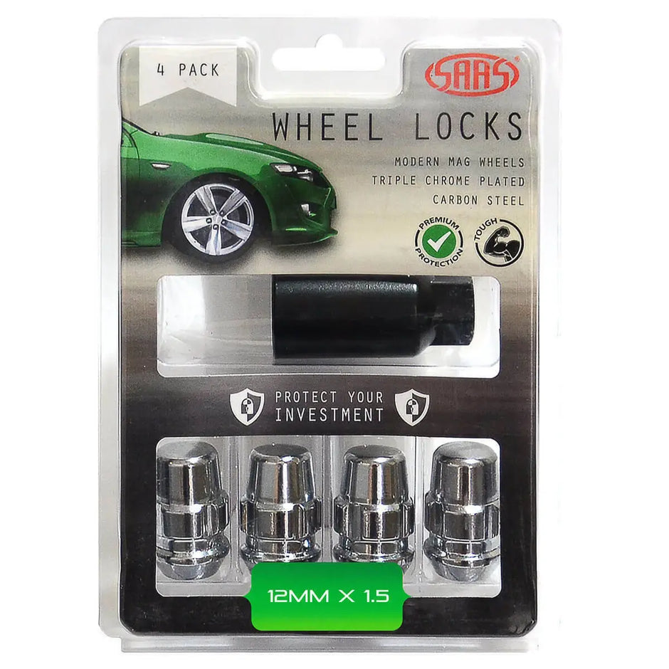 SAAS Lock Nuts Splined Acorn Bulge 12mm x 1.50 Pk 4 923326 - view 1