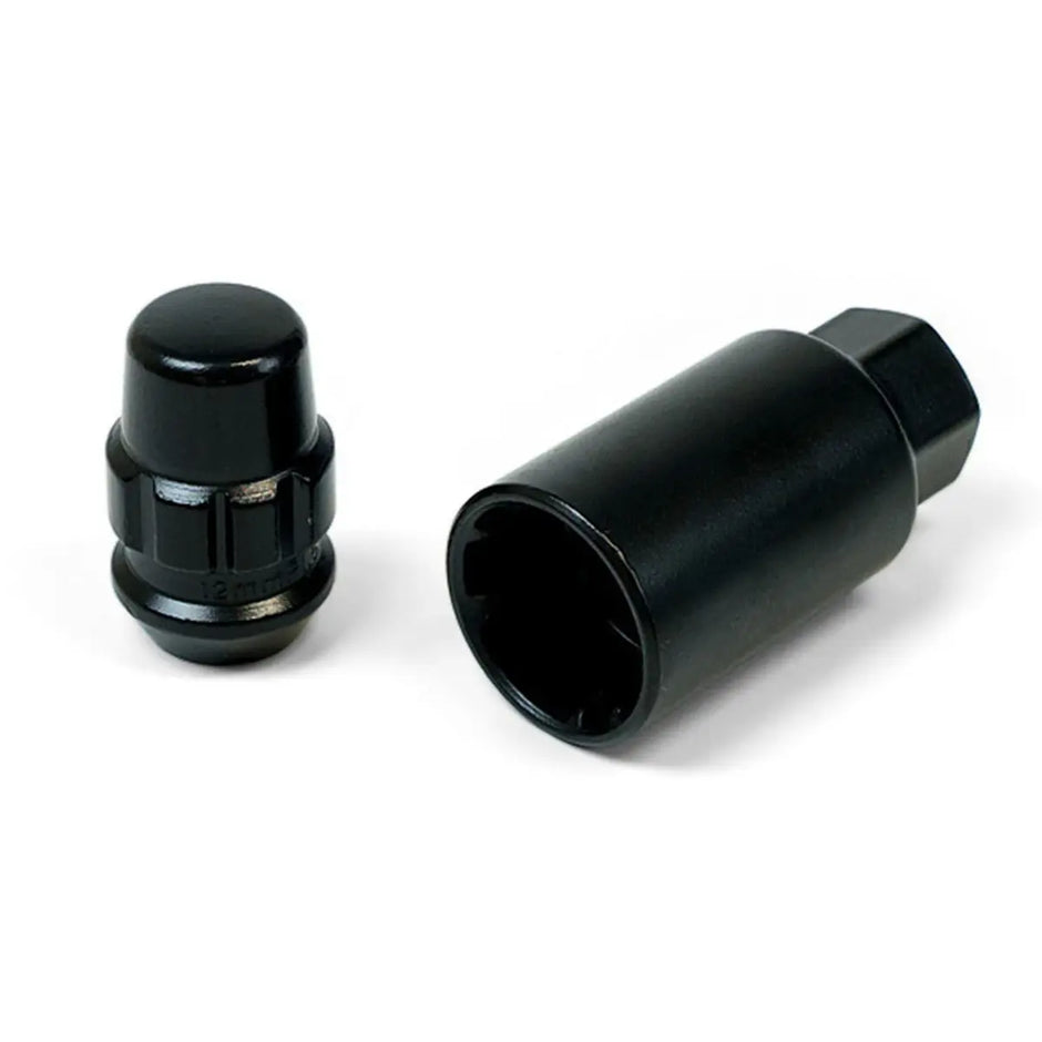 SAAS Lock Nuts Splined Acorn Bulge 14mm x 1.50 Black Pk 4 923329BC - view 2