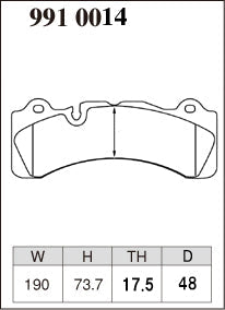 DIXCEL Front Brake Pads - Brembo GranTurismo Kit (Caliper Family M) - 355-380mm