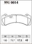 DIXCEL Front Brake Pads - Brembo GranTurismo Kit (Caliper Family M) - 355-380mm