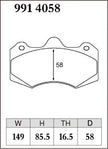 DIXCEL Brake Pads – HSV VE/VF with AP Racing CP7040 (4-Piston D58)