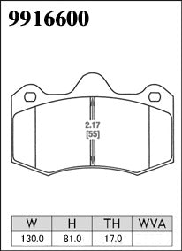 DIXCEL Brake Pads – Alcon CAR69 RC4 (18mm / 55mm)