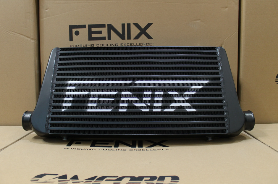 Bar & Plate Intercooler Core Size 300x600x76mm. 2.5" Outlets