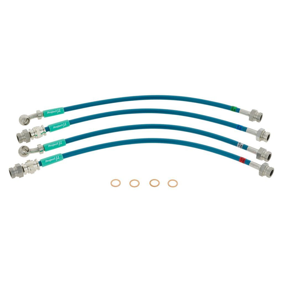Project Mu BLZ-002BG Braided Brake Lines