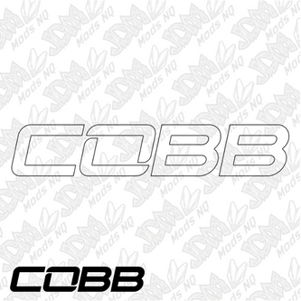 Cobb Tuning Logo Decal 4" - White
