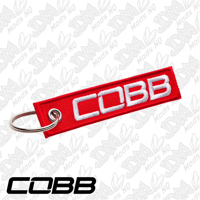 Cobb Tuning Red Embroidered Keychain